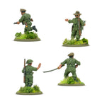 Warlord Games Bolt Action 1:56 (28mm) Scale Gurkha Platoon Commanders 403201202