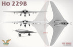 Takom Wings 1:32 Scale German Air Force Horten Ho 229B Flying Wing Bomber 32002