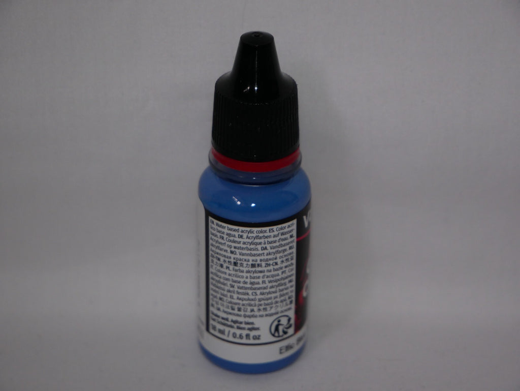 Vallejo Game Color Acrylic Range Elfic Blue 18ml/0.6 fl oz Dropper Bottle 72.117