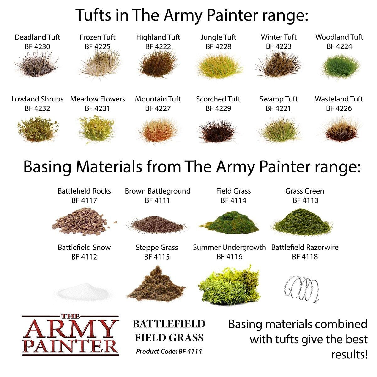 The Army Painter Battlefield Field Grass For Mini Gaming Bases 150ml Tub BF4114