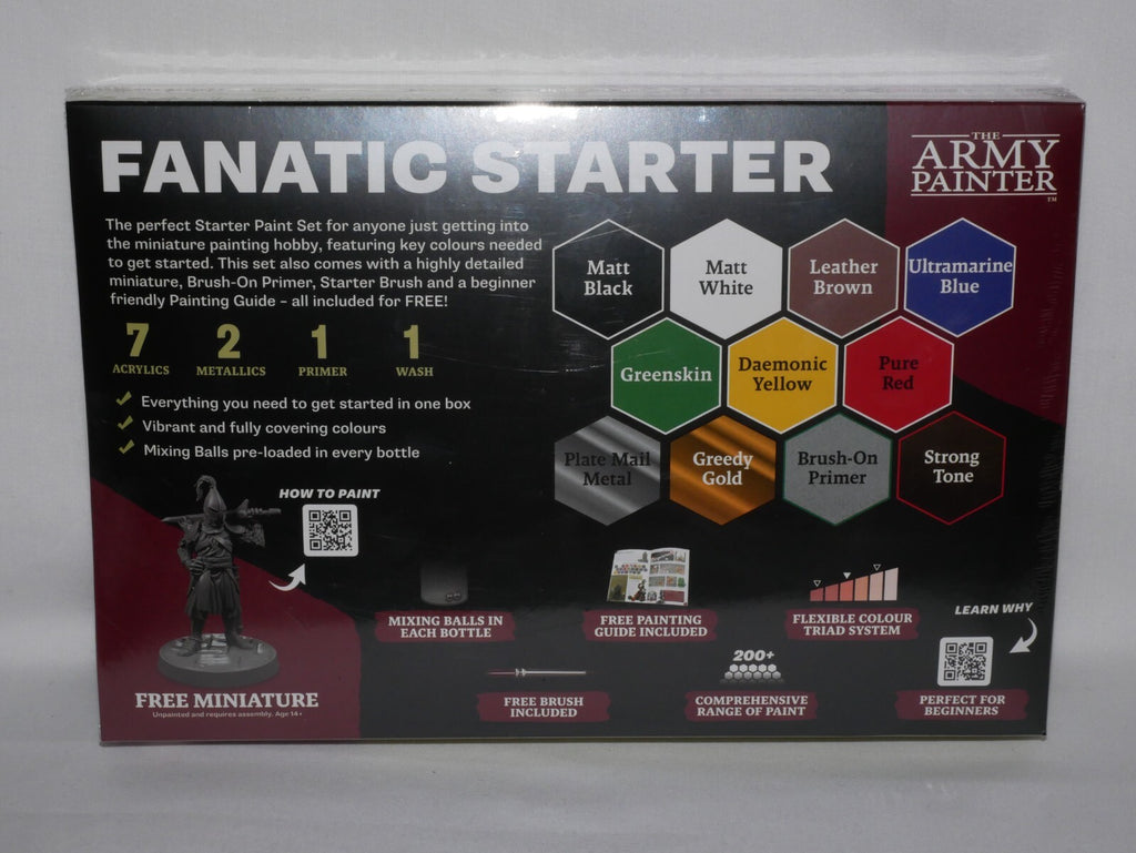 The Army Painter Warpaints Fanatic Range Starter Paint Set (11 Colours) - WP8066
