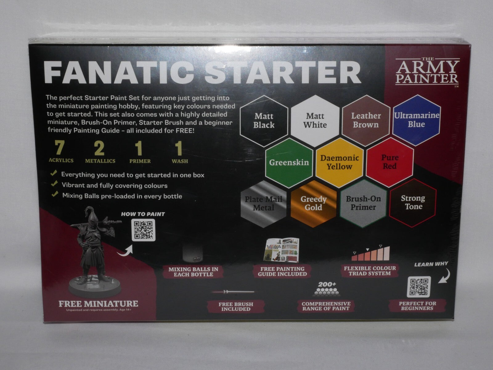 The Army Painter Warpaints Fanatic Range Starter Paint Set (11 Colours) - WP8066