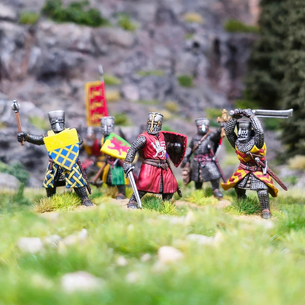 Victrix Medieval Warriors 28mm Scale Hard Plastic Medieval Foot Knights - VXM004