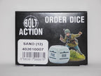 Warlord Games Bolt Action 1:56 Scale 12x Sand Coloured Order Dice - (402610007)
