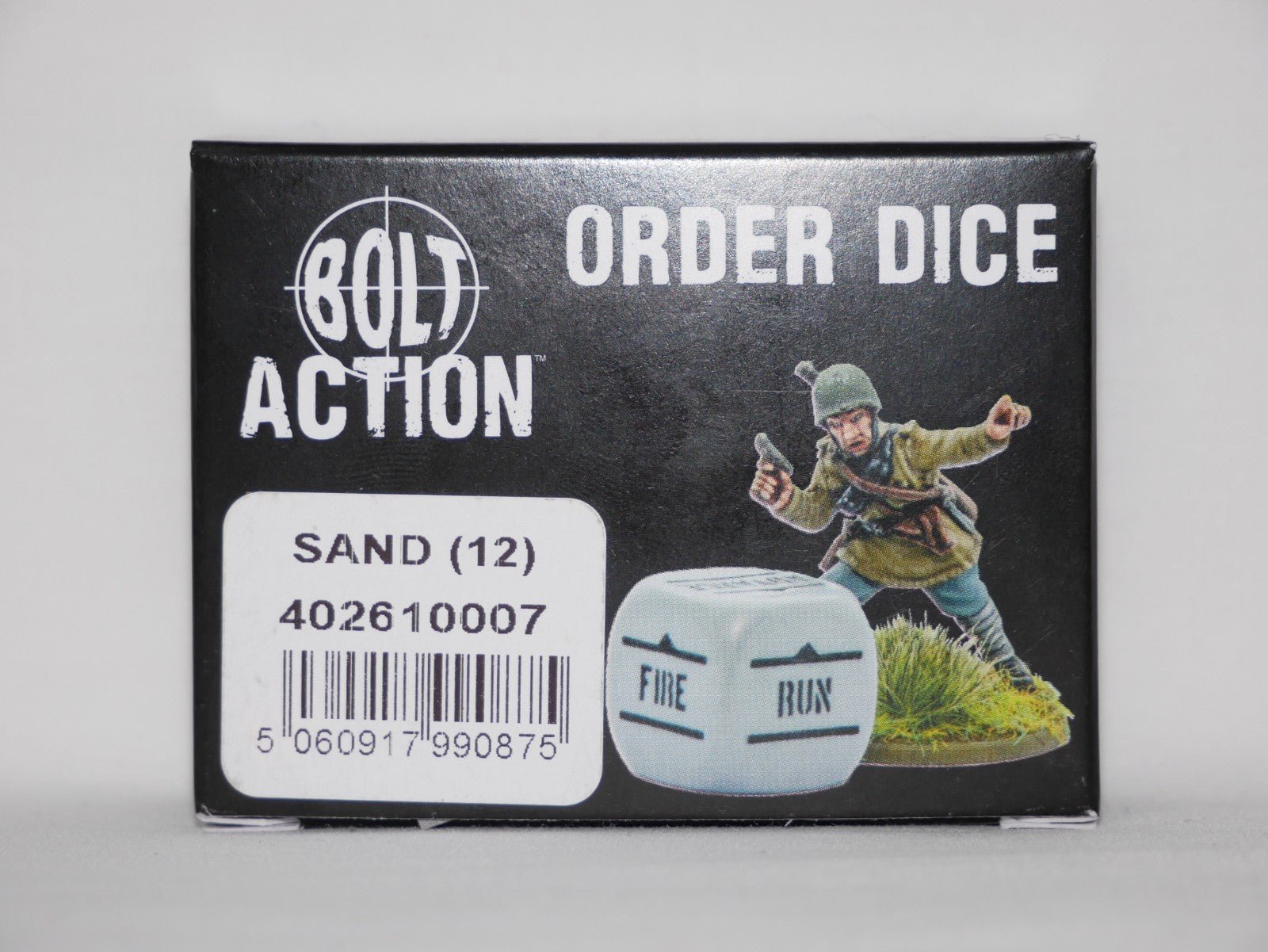 Warlord Games Bolt Action 1:56 Scale 12x Sand Coloured Order Dice - (402610007)