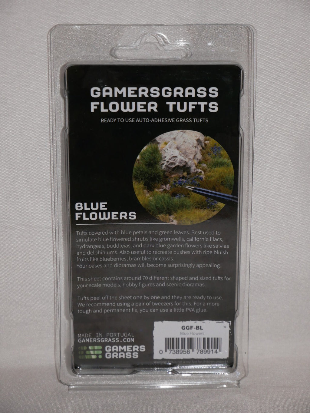 Gamers Grass Wild Blue Flowers Tufts For Wargaming Mini Bases 70 Per Pack GGF-BL