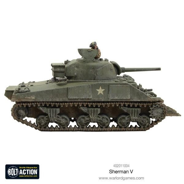 Warlord Games Bolt Action 1:56 WWII USA Sherman V (M4A4) Medium Tank - 402011004