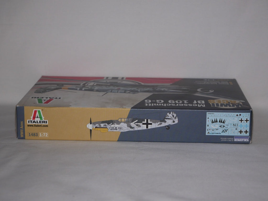 Italeri 1:72 Scale WWII Aces Messerschmitt Bf 109 G-6 Model Skill Level 2 - 1483