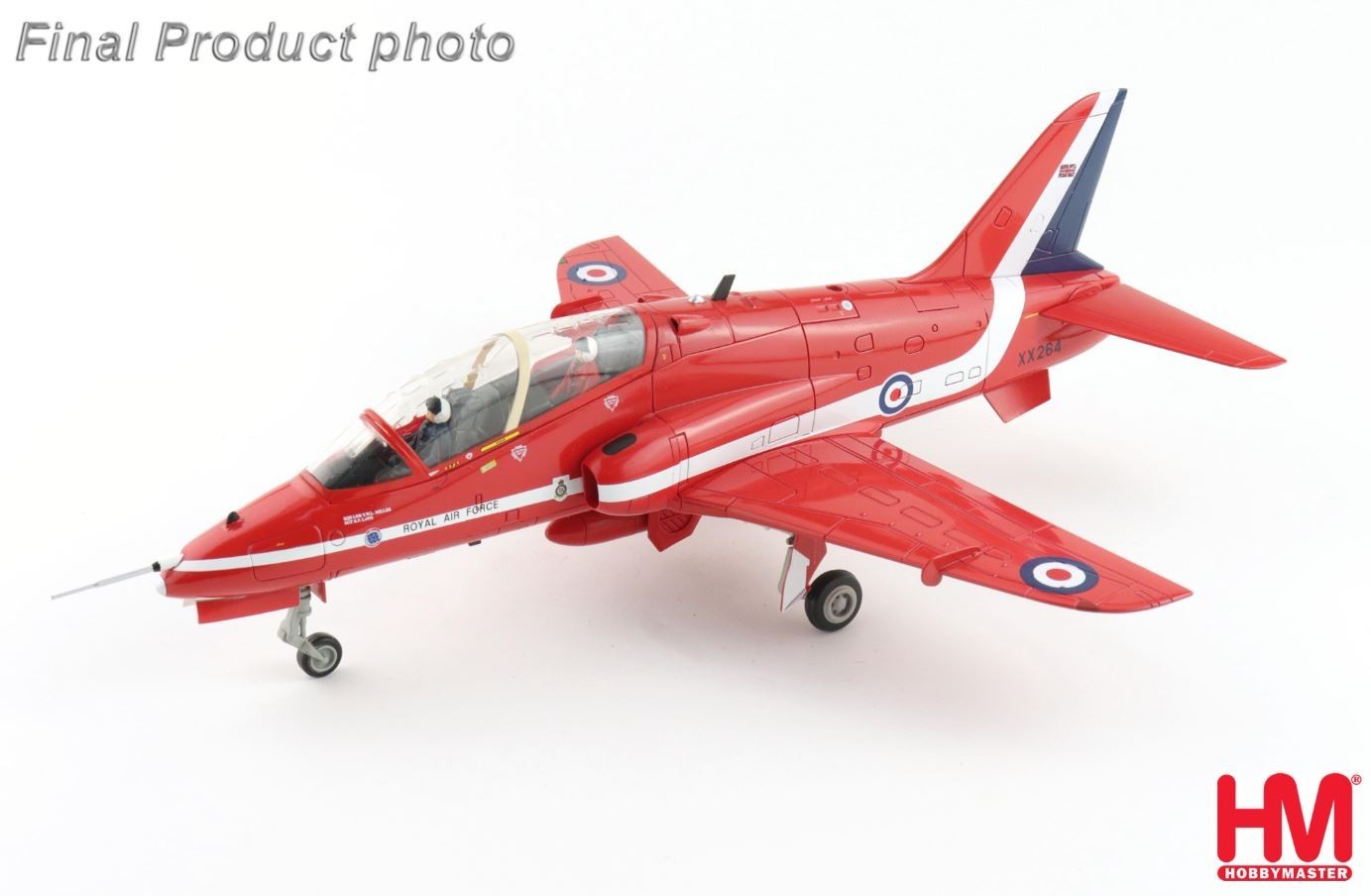 Hobby Master 1/48 RAF Hawk T.1A XX264, Red Arrows 1989 Silver Jubilee - HU1003