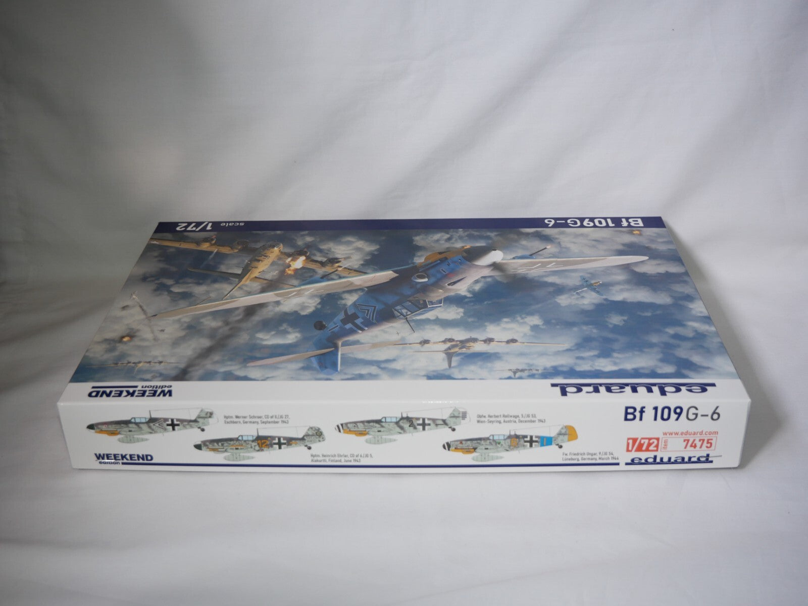 Eduard 1:72 Scale WWII Messerschmitt Bf 109G-6 Weekend Edition Model Kit - 7475