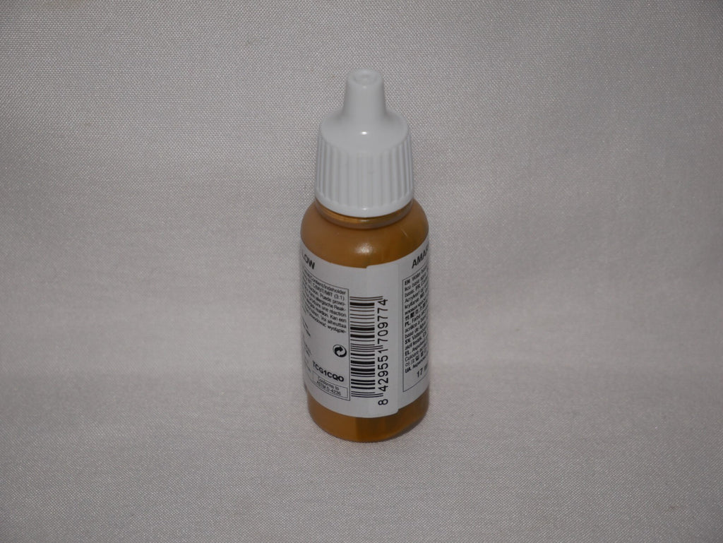Vallejo Model Color Desert Yellow Acrylic 17ml/0.57 fl oz Dropper Bottle 70.977