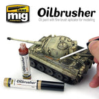 Ammo By Mig Jimenez Medium Grey Oilbrusher With Fine Brush Applicator A.MIG-3509