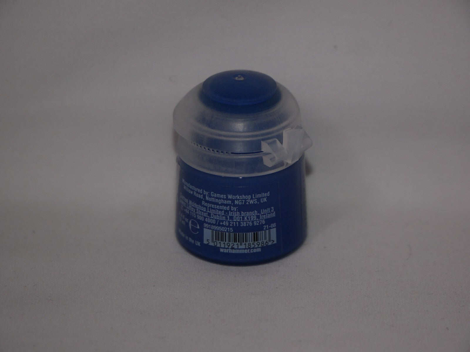 Games Workshop Citadel Colour Base Macragge Blue Acrylic 12ml Paint Pot (21-08)