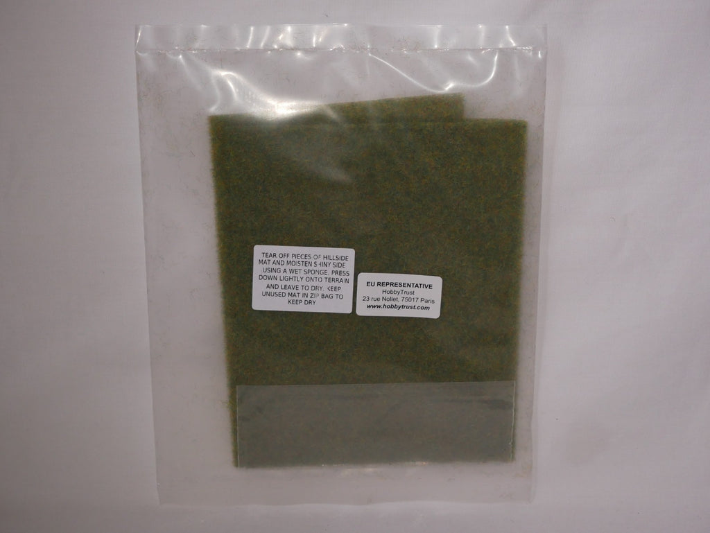 Javis "Countryside" Scenics Summer Green Rough Terrain Mat 380mm x 165mm JHILL2