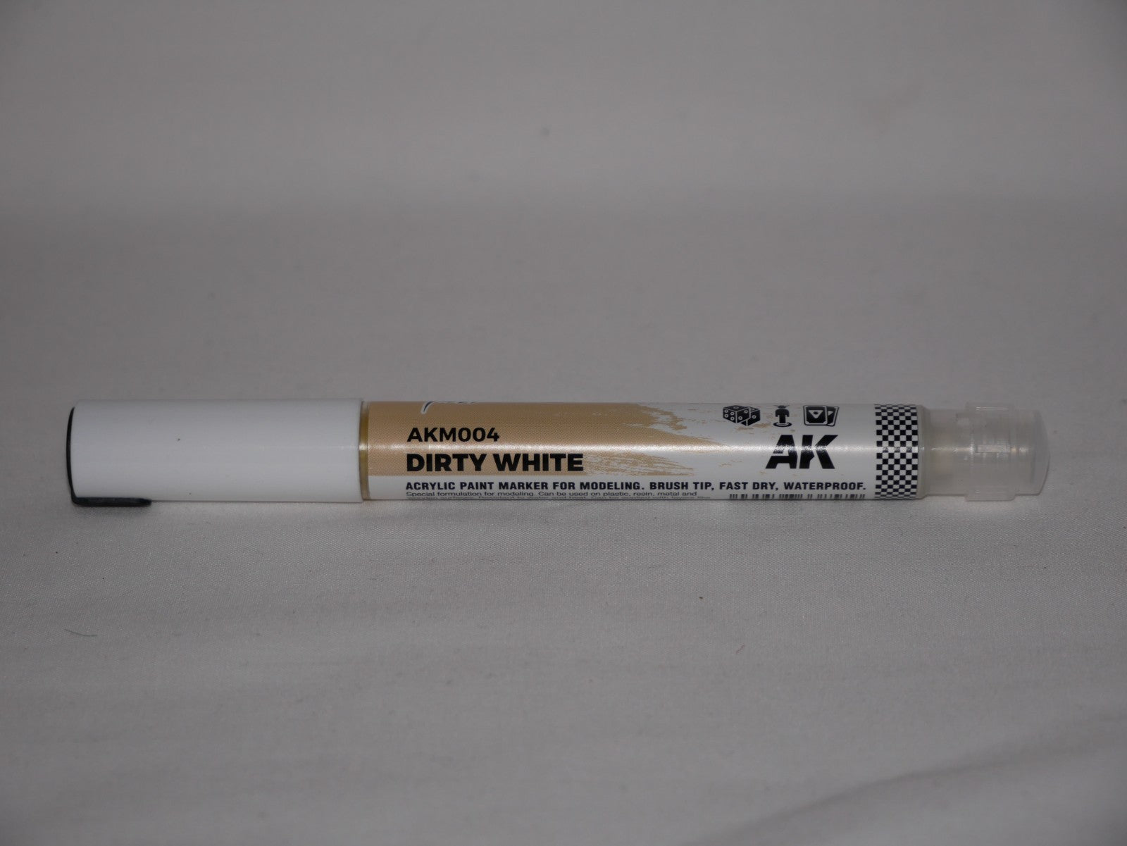 AK Interactive Acrylic Paint Playmarkers For Tabletop Games Dirty White - AKM004
