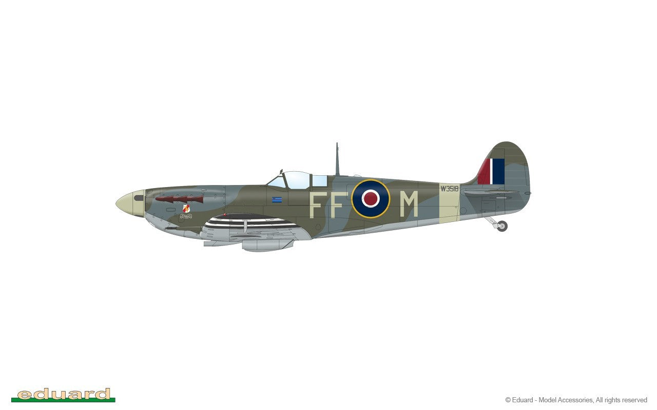 Eduard 1:48 Scale Spitfire Story The Sweep Dual Combo Limited Edition Set 11153
