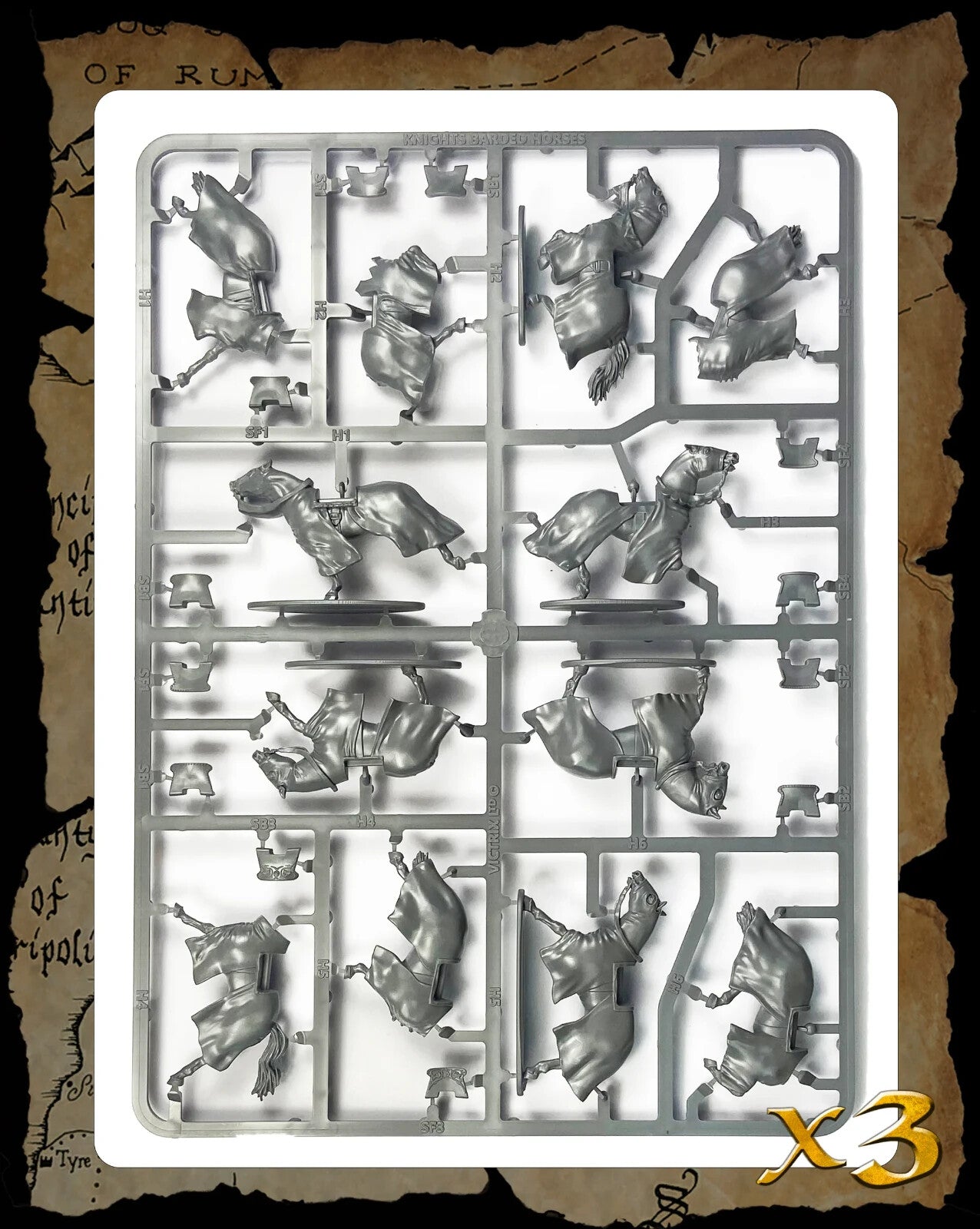 Victrix 28mm Hard Plastic Medieval Knights Late 12th To Mid 13th Century VXM001