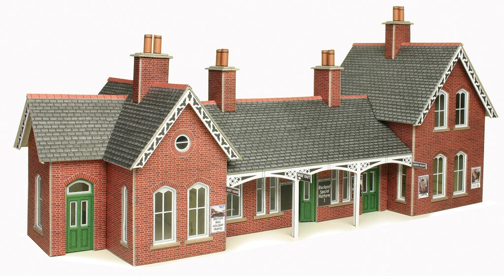 Metcalfe Card Construction Kits & Materials OO/HO Scale Country Station - PO237