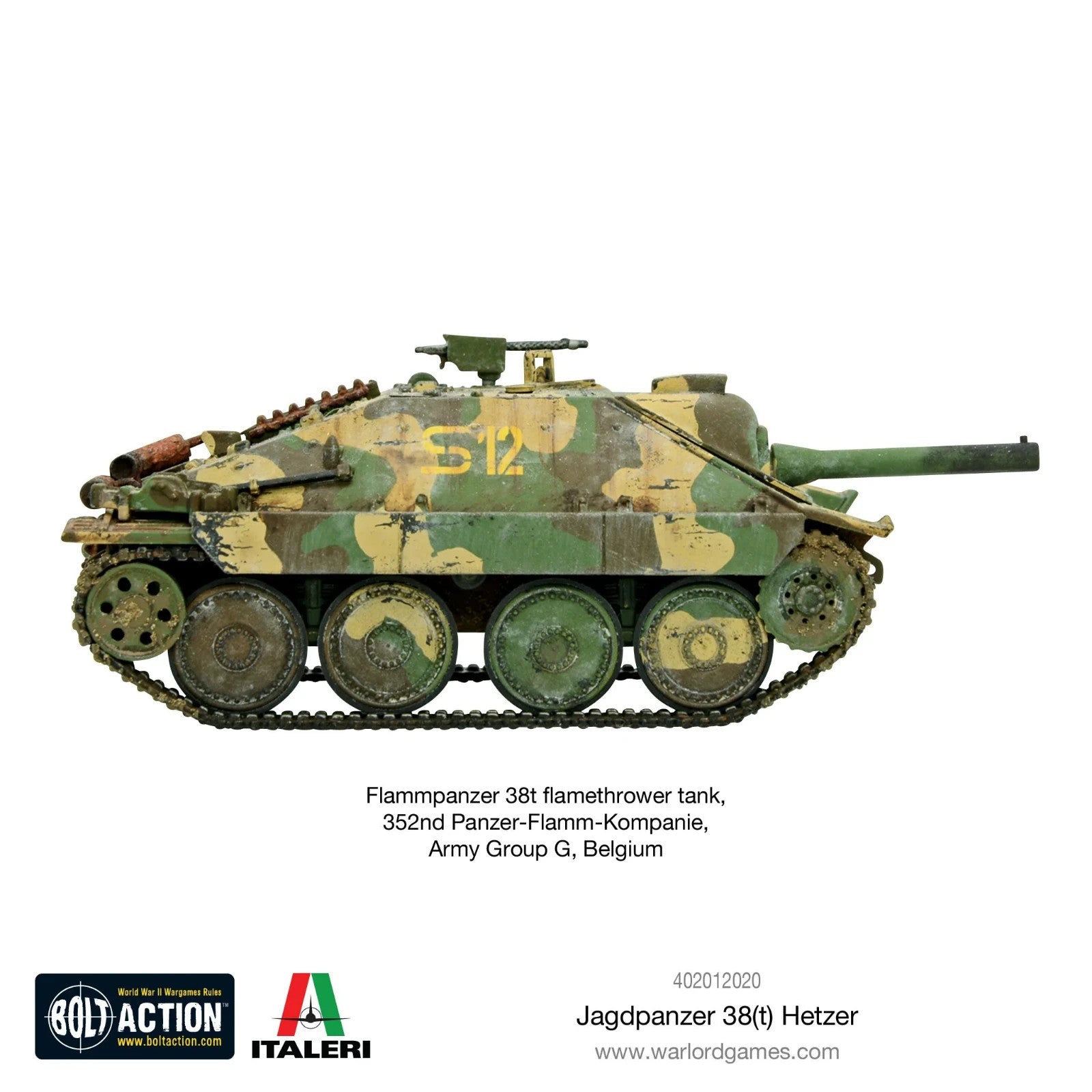 Warlord Games Bolt Action 1:56 Scale German Jagdpanzer 38(T) Hetzer - 402012020