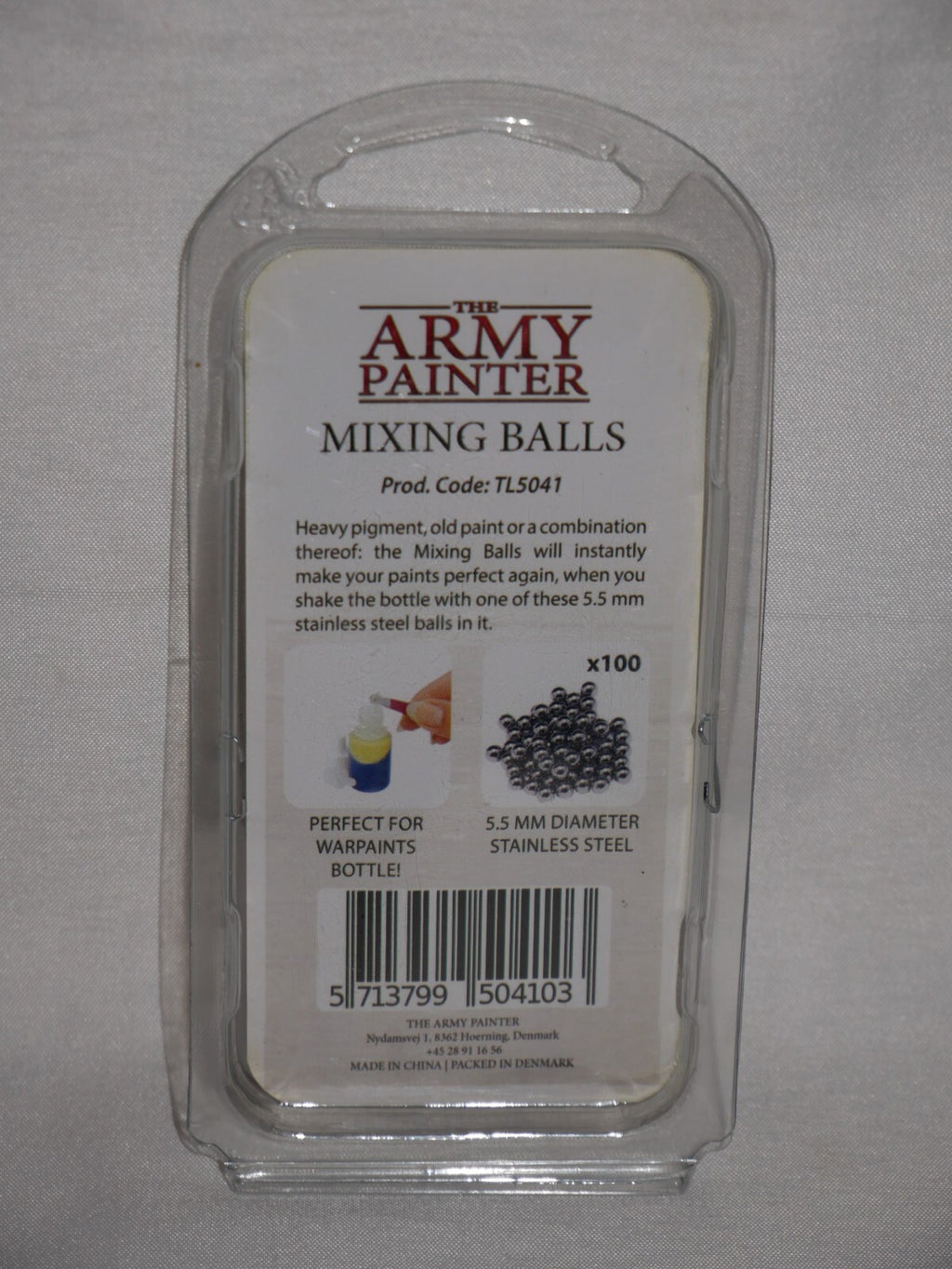 The Army Painter Stainless Steel Mixing Balls For Heavy Pigment Paints TL5041