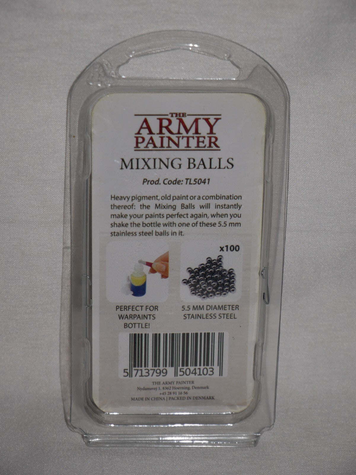The Army Painter Stainless Steel Mixing Balls For Heavy Pigment Paints TL5041