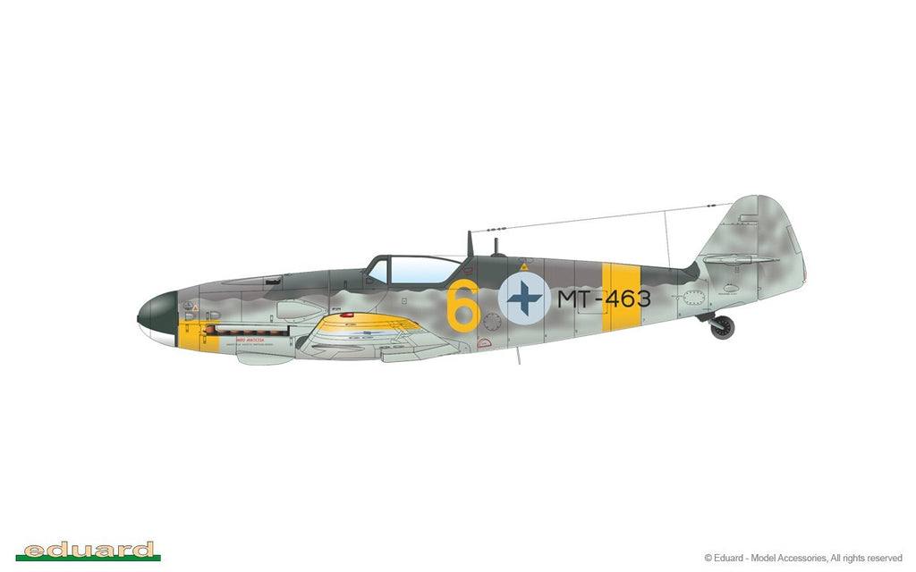 Eduard 1:48 Scale WWII Messerschmitt Bf 109G-6/AS Weekend Edition Kit - 84169