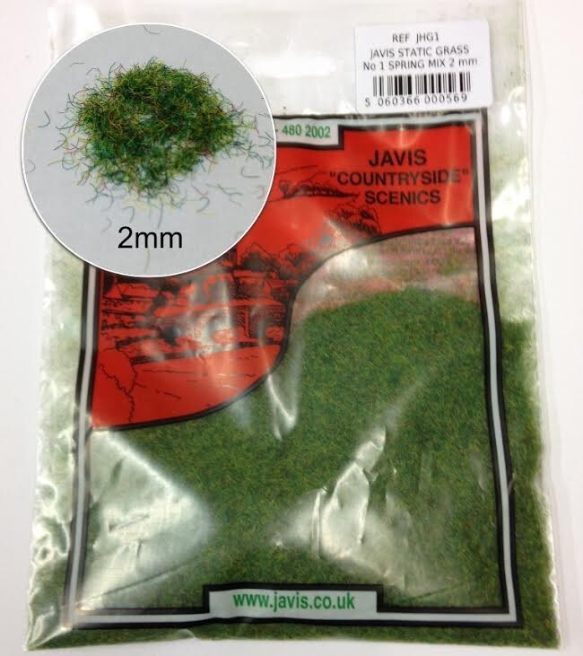 Javis "Countryside" Scenics Static Grass No 1 Spring Mix 2mm JHG1