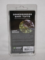 Gamers Grass Wild Light Brown 6mm Tufts For Wargaming Bases (70) Per Pack GG6-LB