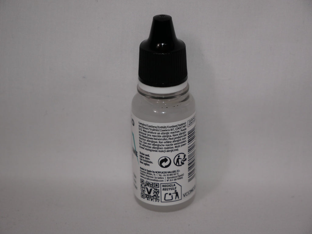Vallejo Auxiliary Products Matt Polyurethane Varnish 18ml Dropper Bottle 72.651