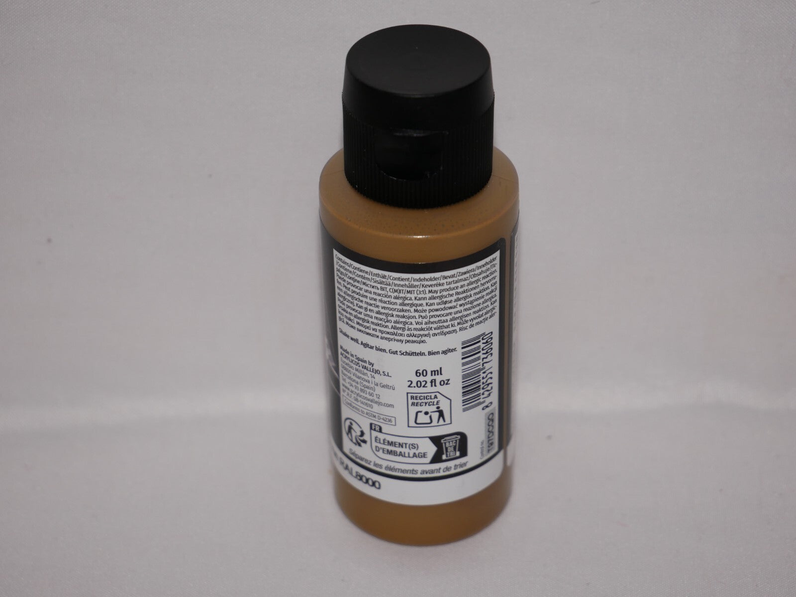 Vallejo Polyurethane Surface Primer German Green Brown 60ml Bottle - 73.606