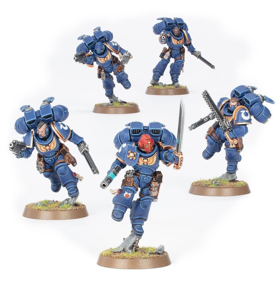 Games Workshop Warhammer 40K Space Marines Jump Pack Assault Intercessors - (48-75)