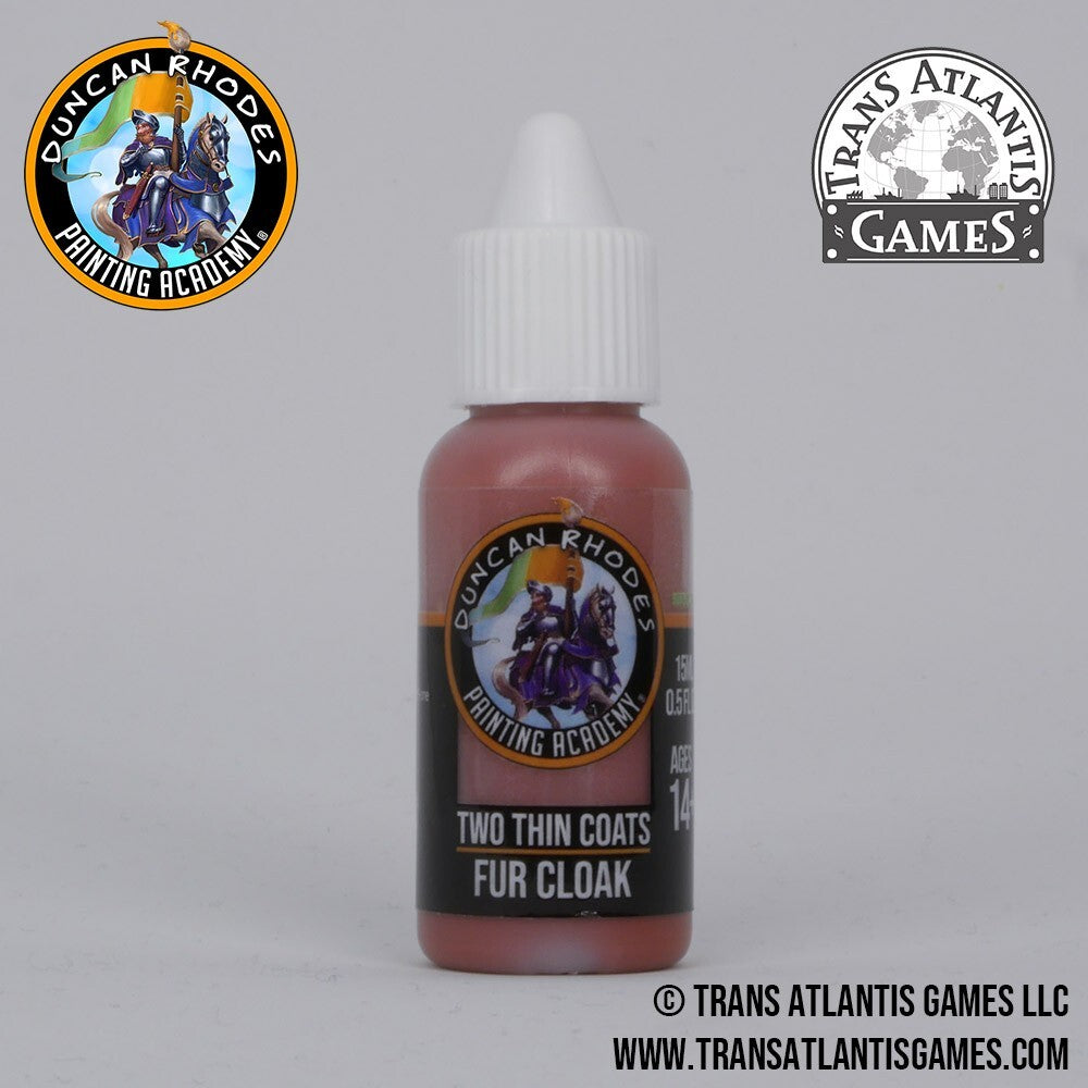 Duncan Rhodes Painting Academy 'Two Thin Coats' Fur Cloak 15ml Dropper - 10030