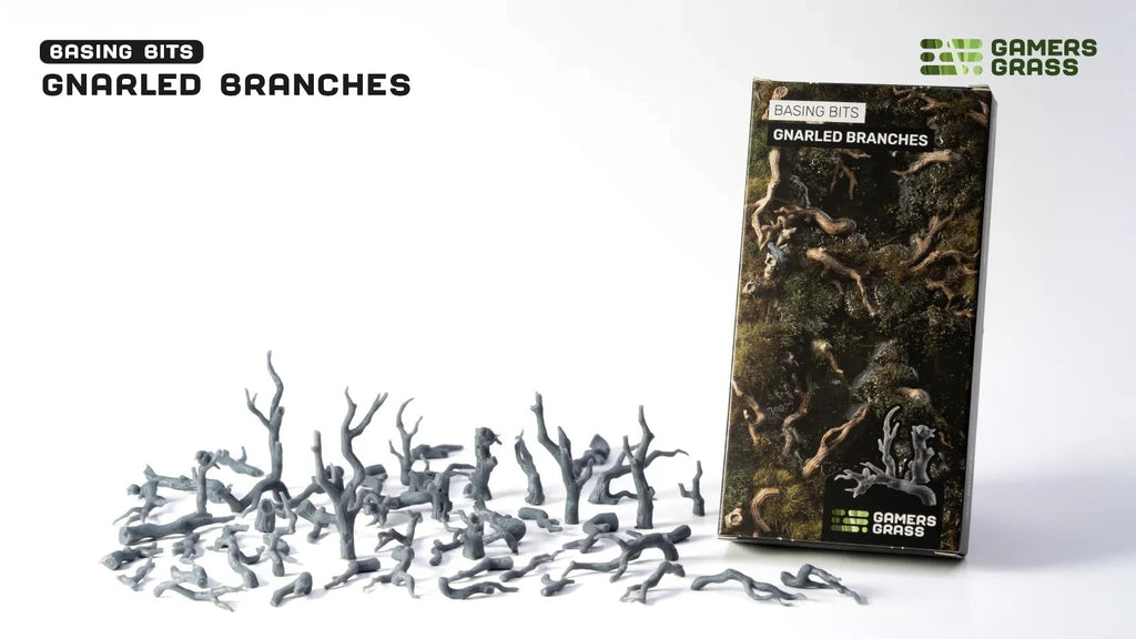 Gamers Grass Basing Bits Gnarled Branches For Wargaming Miniature Bases GGBB-GB