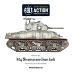 Warlord Games Bolt Action 1:56 Scale WWII US M4 Sherman Medium Tank - 402013006