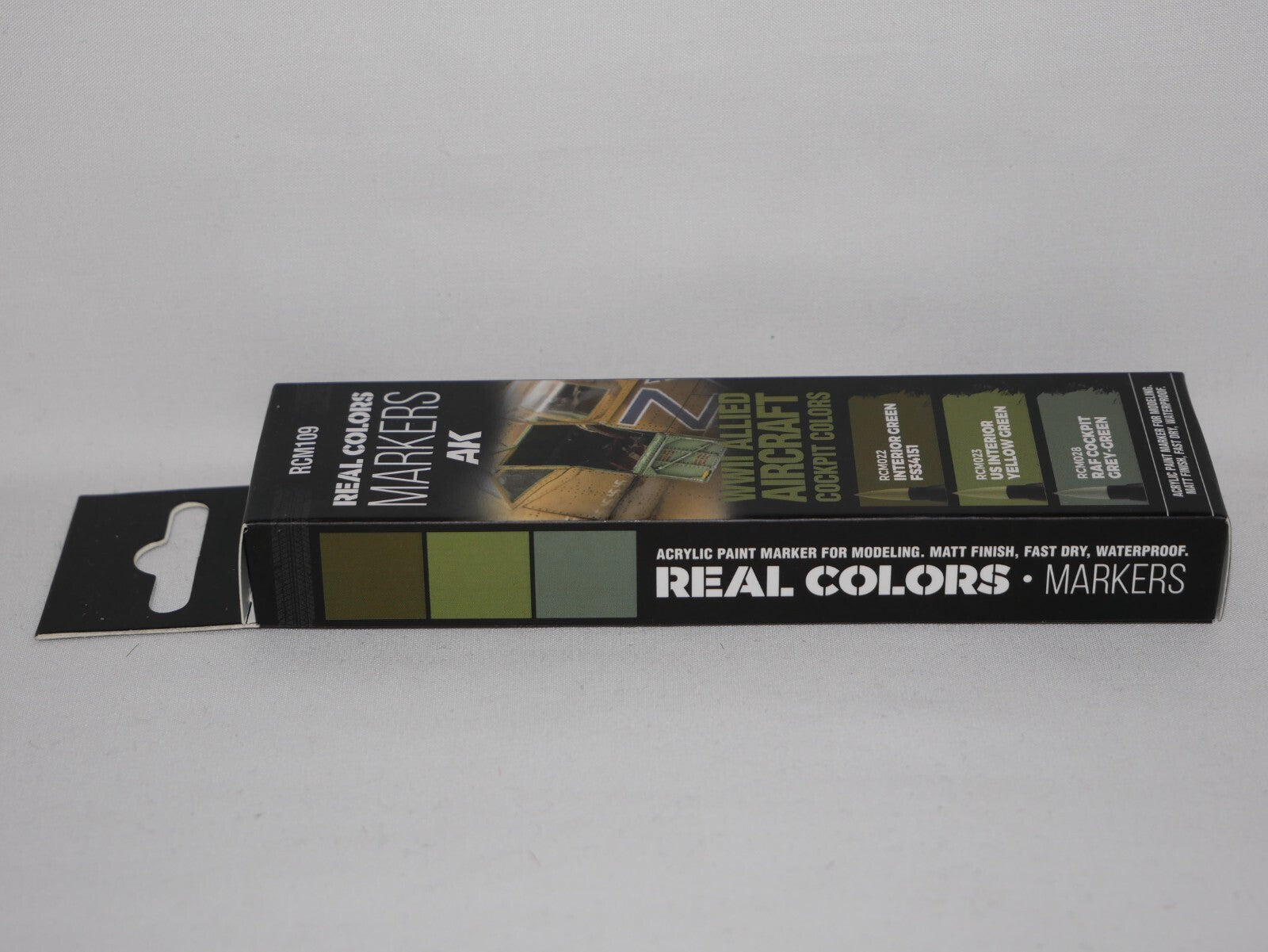 AK Interactive Real Color Markers WWII Allied Aircraft Cockpit Colors - RCM109