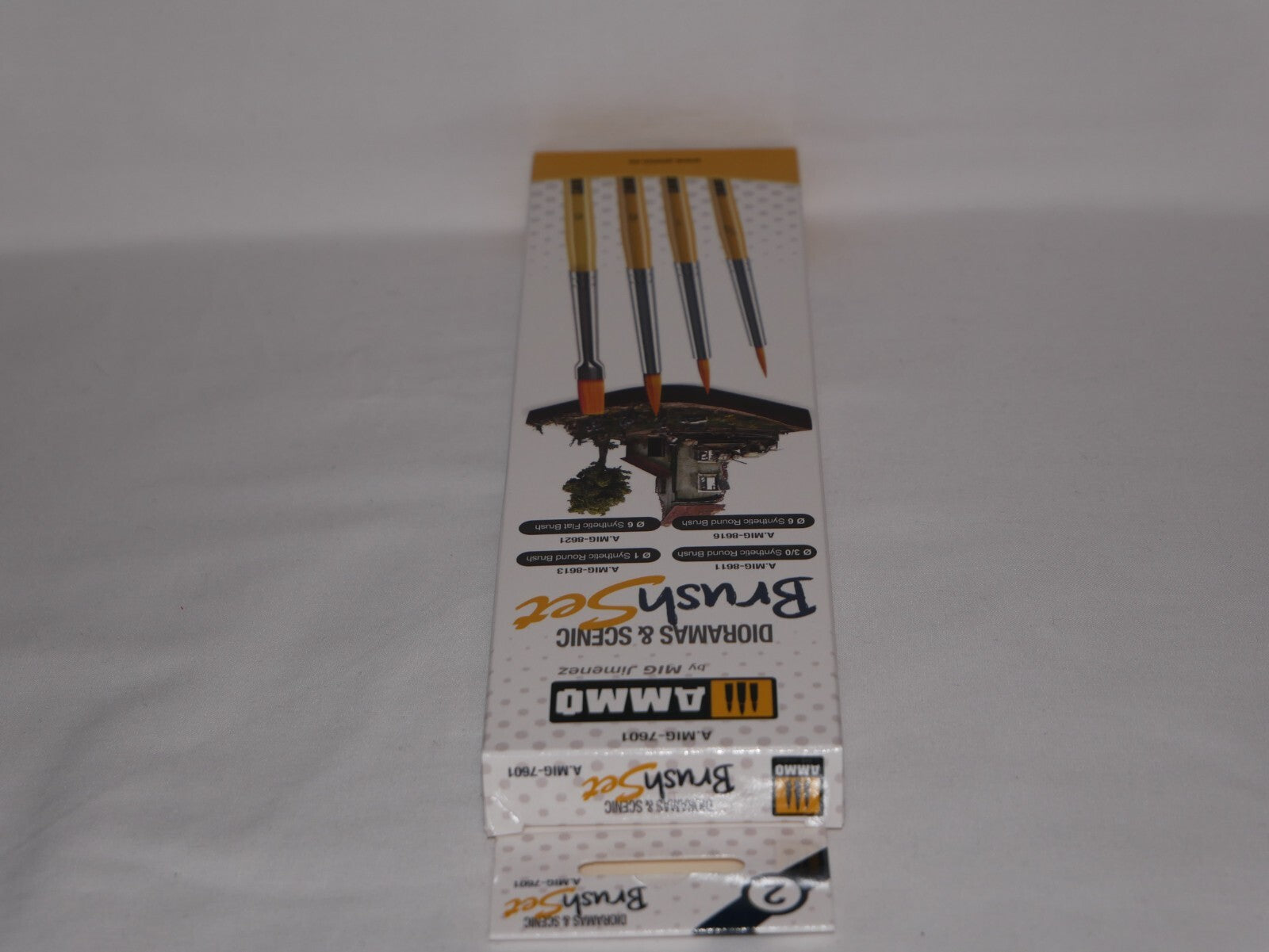 Ammo By Mig Jimenez (4 Piece) Dioramas & Scenic Synthetic Brush Set - A.MIG-7601
