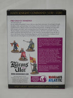 Wargames Atlantic The Barons' War 28mm Foot Knight Command (1150-1320) - WAAAC010