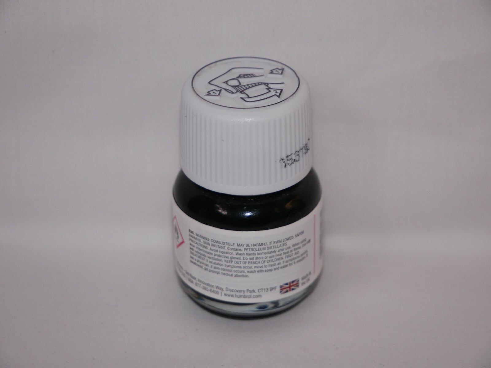 Humbrol Scale Modelling Enamel Blue Grey Wash (28ml) Glass Jar Bottle - AV0206