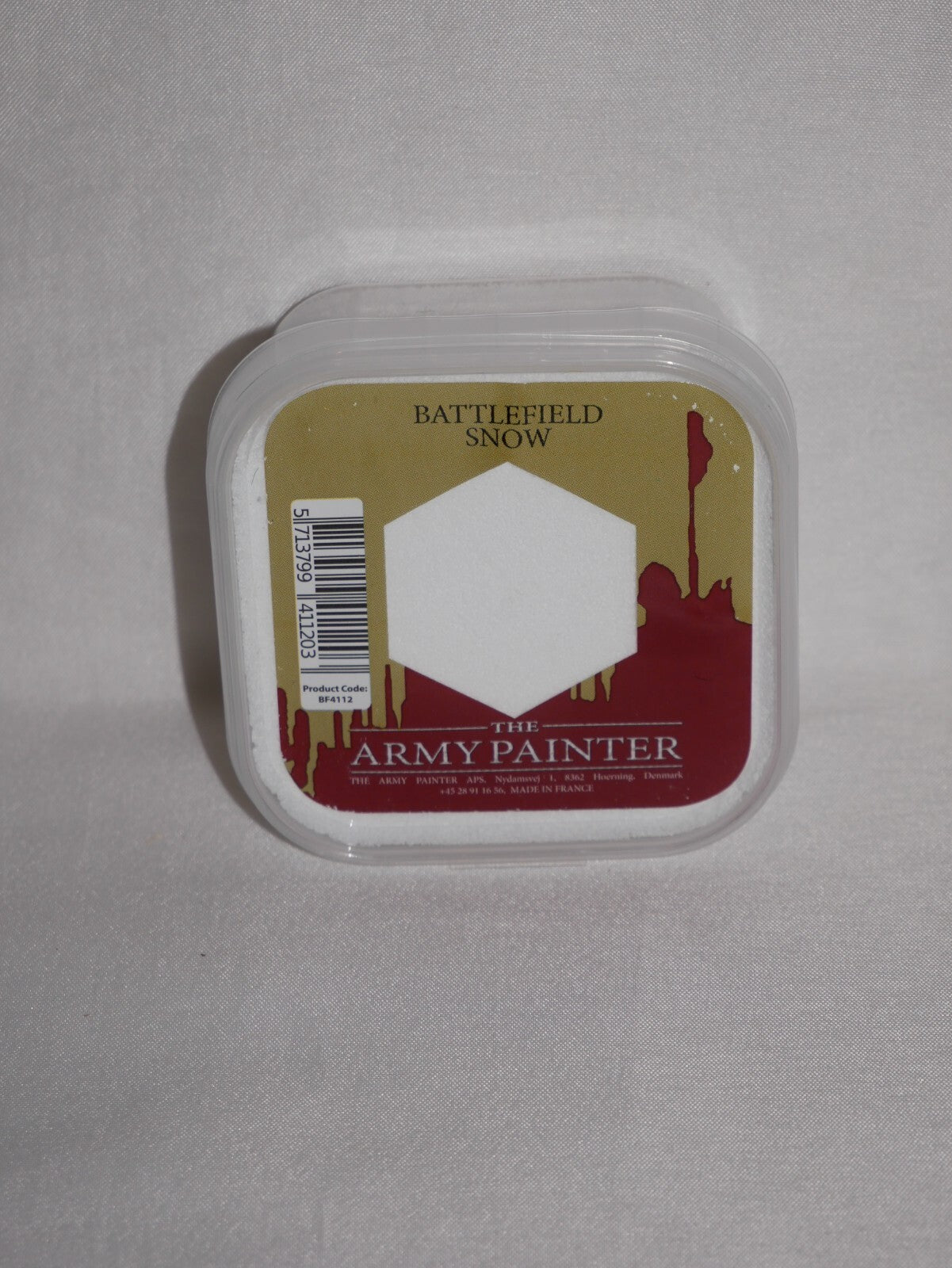 The Army Painter Battlefield Snow For Miniature Gaming Bases 150ml Tub - BF4112