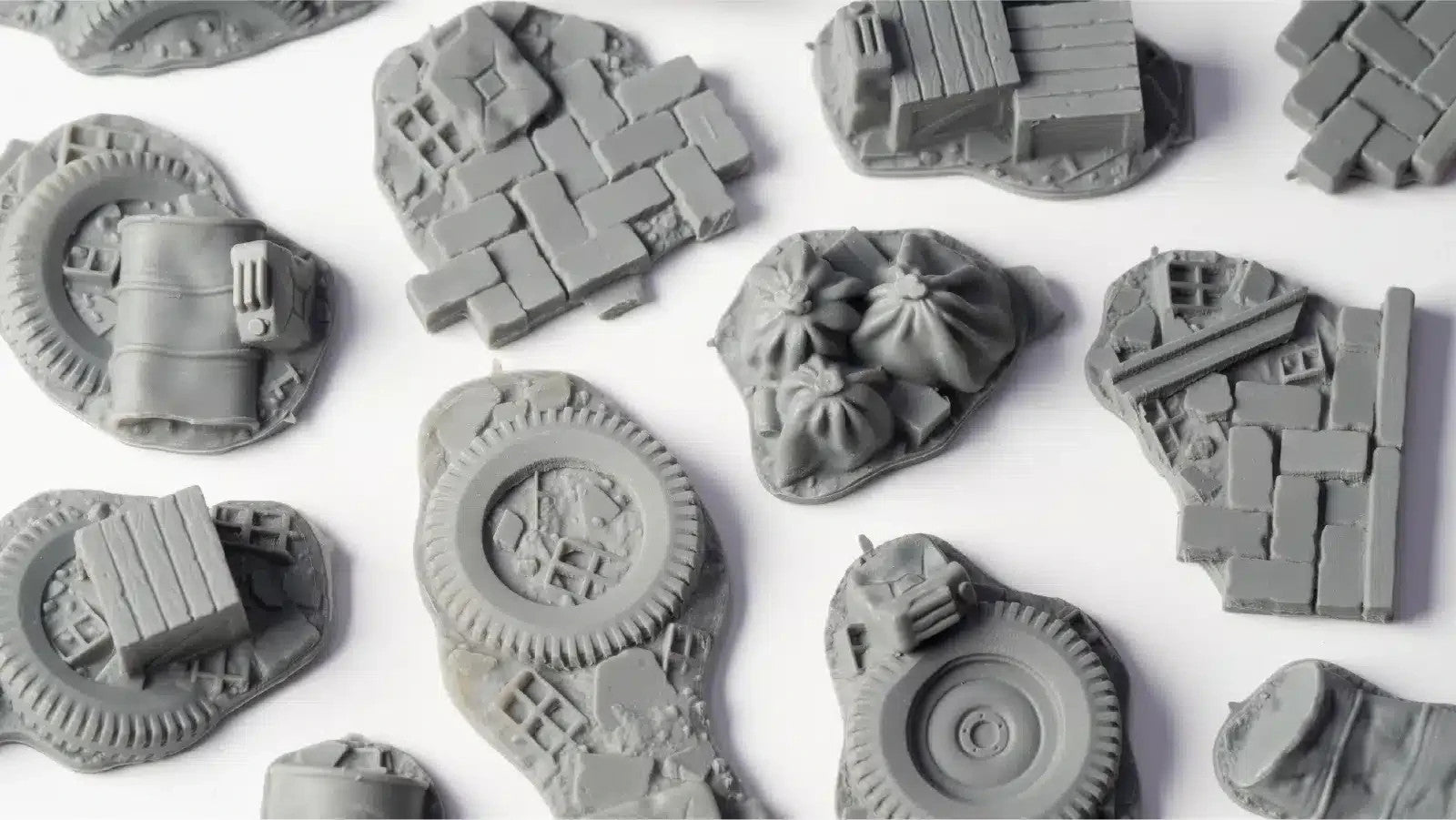 Gamers Grass Basing Bits Urban Warfare For Wargaming Miniature Bases - GGBB-UW
