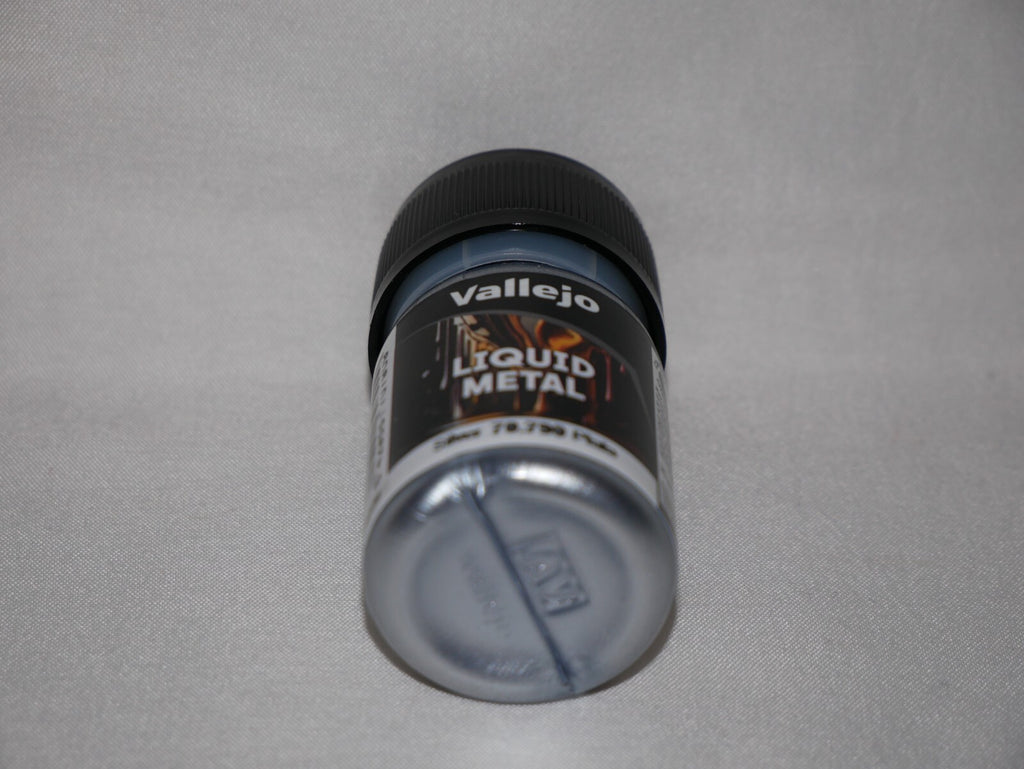 Vallejo Liquid Metal Silver Metallic Alcohol Based 35ml / 1.15 fl oz - 70.790