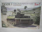 Takom 1:35 Scale WWII German Army Tiger I Heavy Tank Experimental Project - 2192