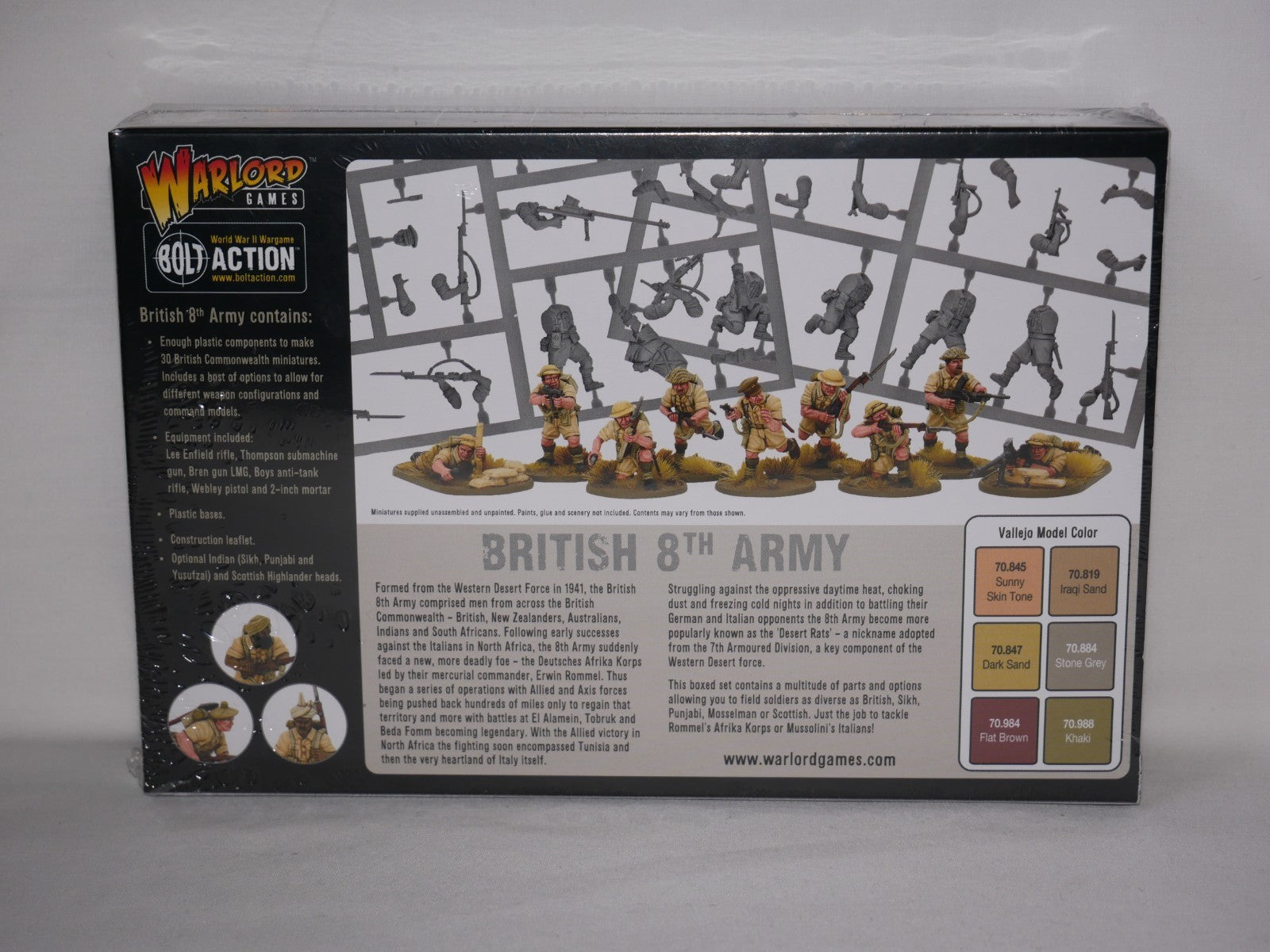 Warlord Games Bolt Action 1:56 British 8th Army Commonwealth Infantry 402011015