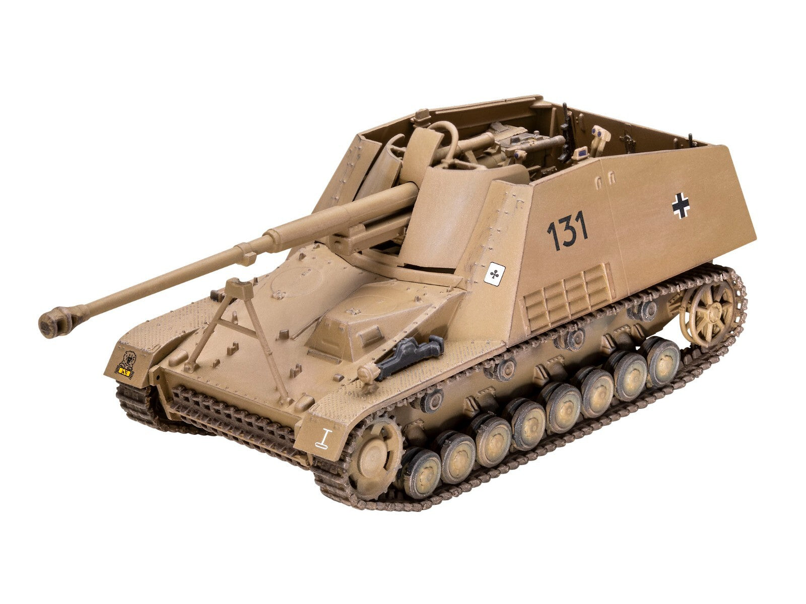 Revell 1:72 Sd.Kfz 164 Nashorn Anti Tank Scale Model Kit Skill Level 4 - 03358