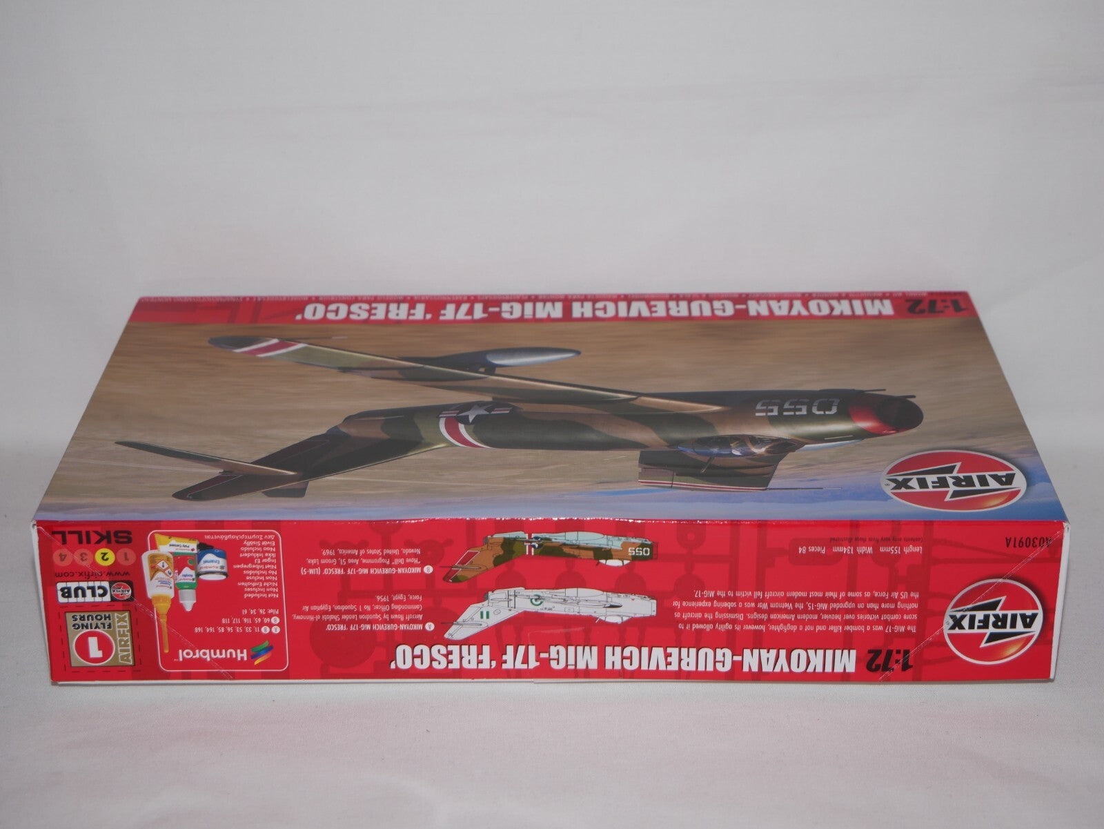 Airfix 1:72 Scale Mikoyan-Gurevich MiG-17F 'Frescio' Kit Skill Level 2 - A03091A