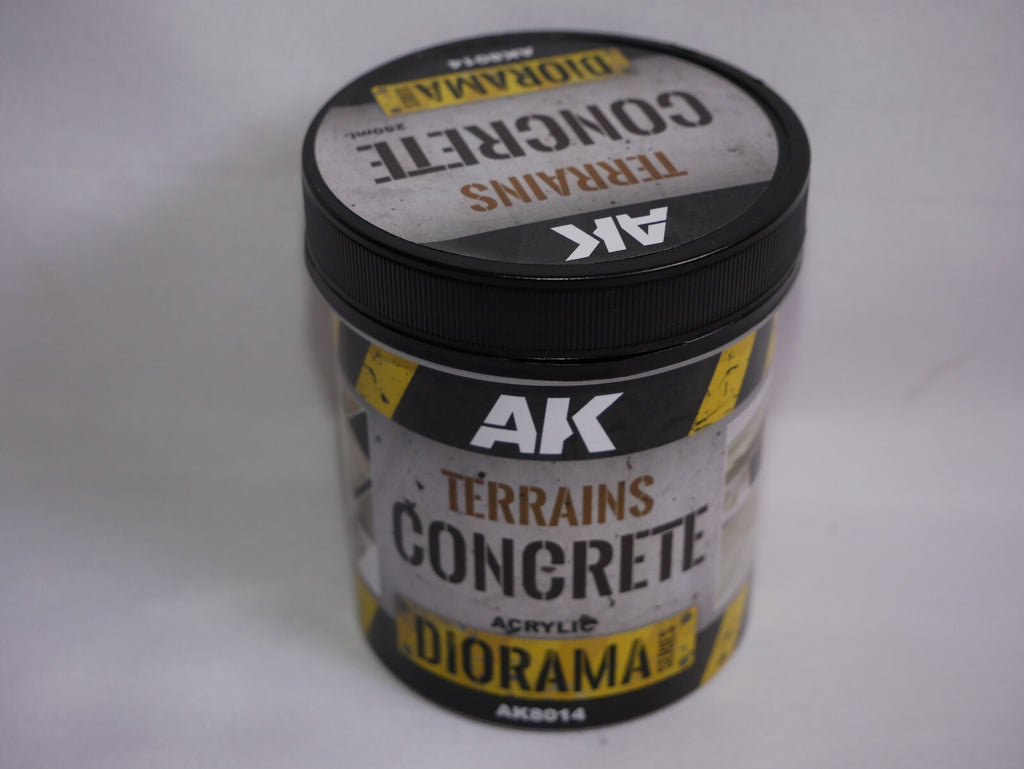 AK Interactive Diorama Terrains Scale Concrete Texture Acrylic 250ml Tub  AK8014