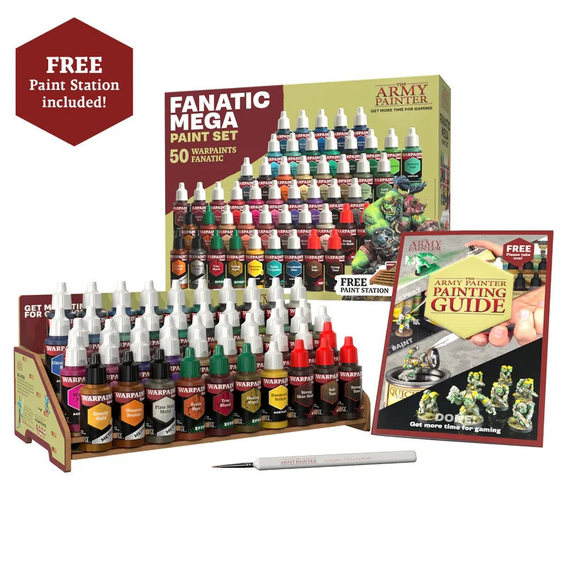 The Army Painter Warpaints Fanatic Range Mega Paint Set (50 Colours) - WP8067