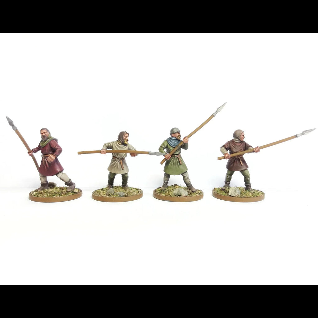 Wargames Atlantic The Barons' War 28mm Peasant Leavy (1100 - 1350) - WAAAC003