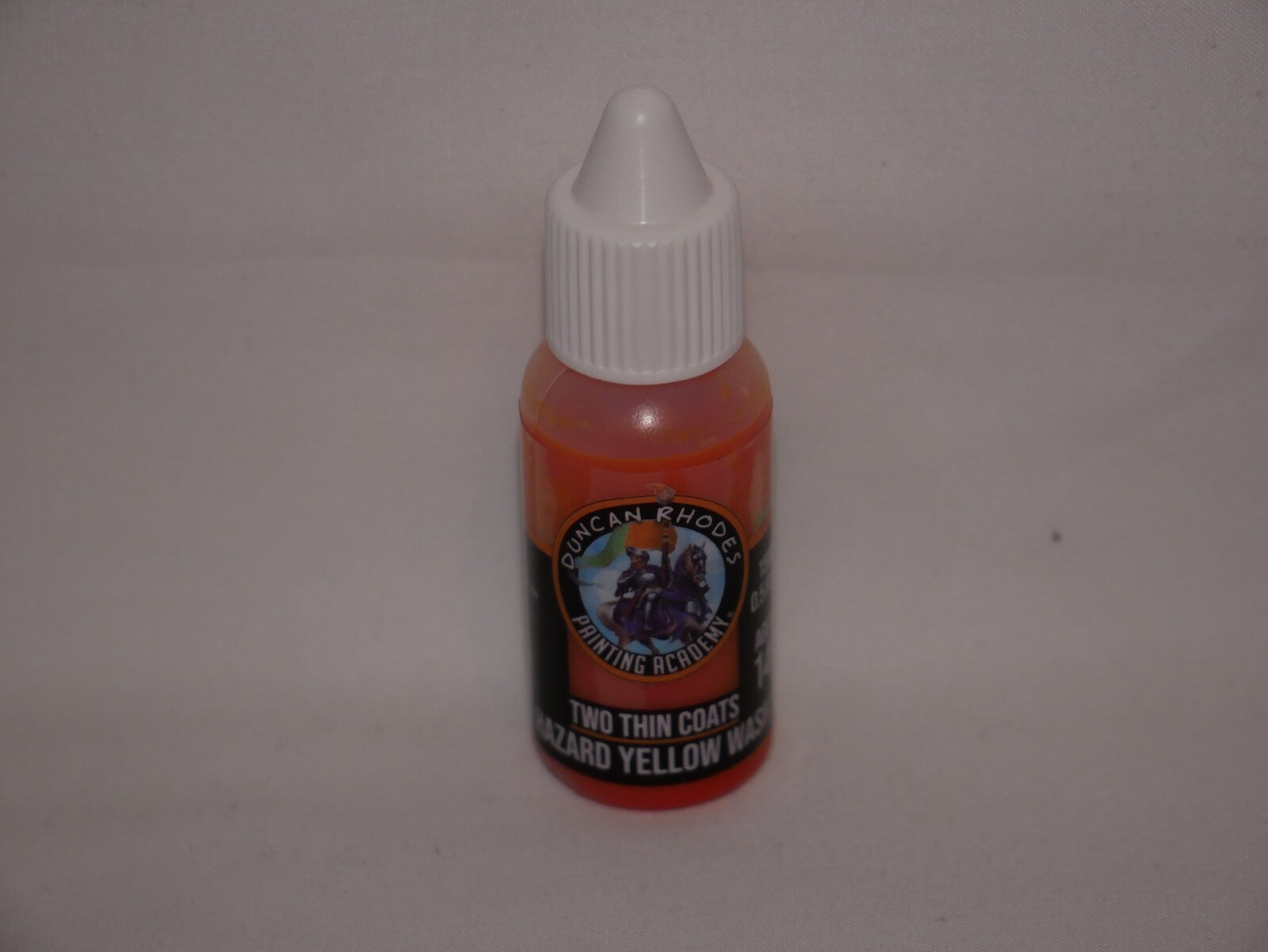 Duncan Rhodes Painting Academy 'Two Thin Coats' Hazard Yellow Wash 15ml - 10176
