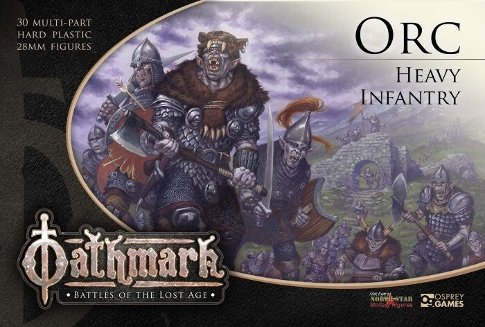 North Star Oathmark Battles of a Lost Age Orc Heavy Infantry Figures - OAKP205